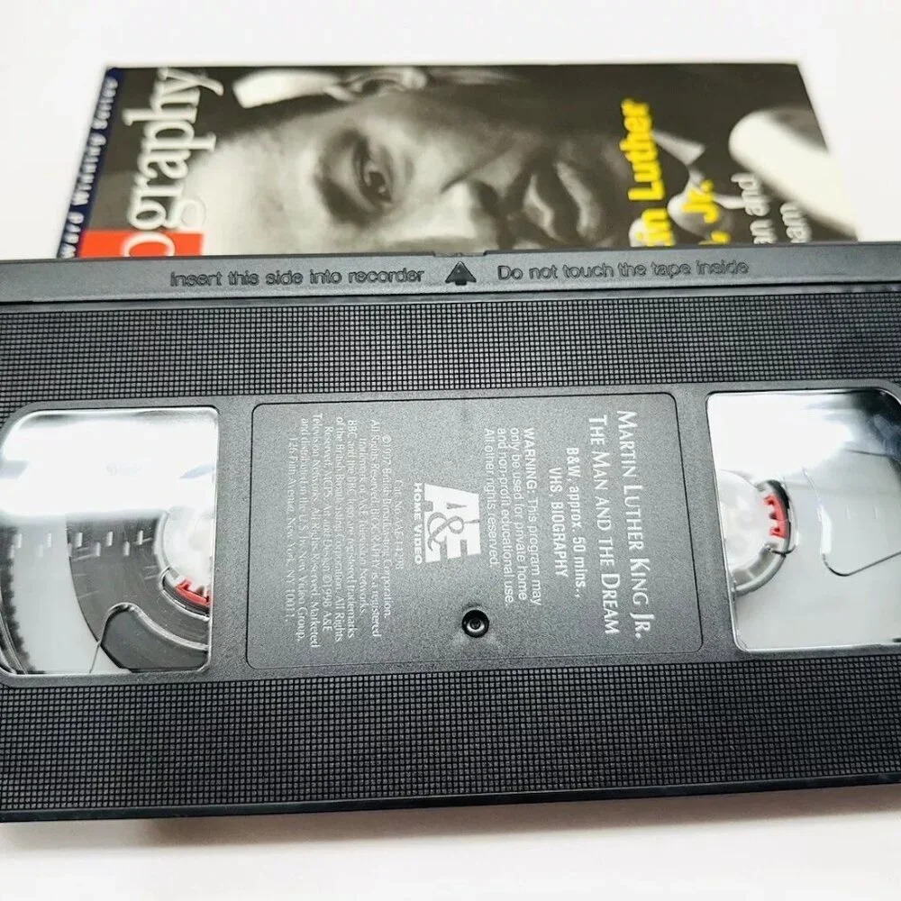 BIOGRAPHY MARTIN LUTHER KING, JR. The Man and the Dream VHS Home Video Tape - Picture 4 of 7
